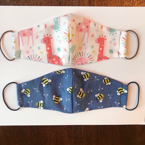 Other - Set of 2 kids face masks ages 2-5 yrs